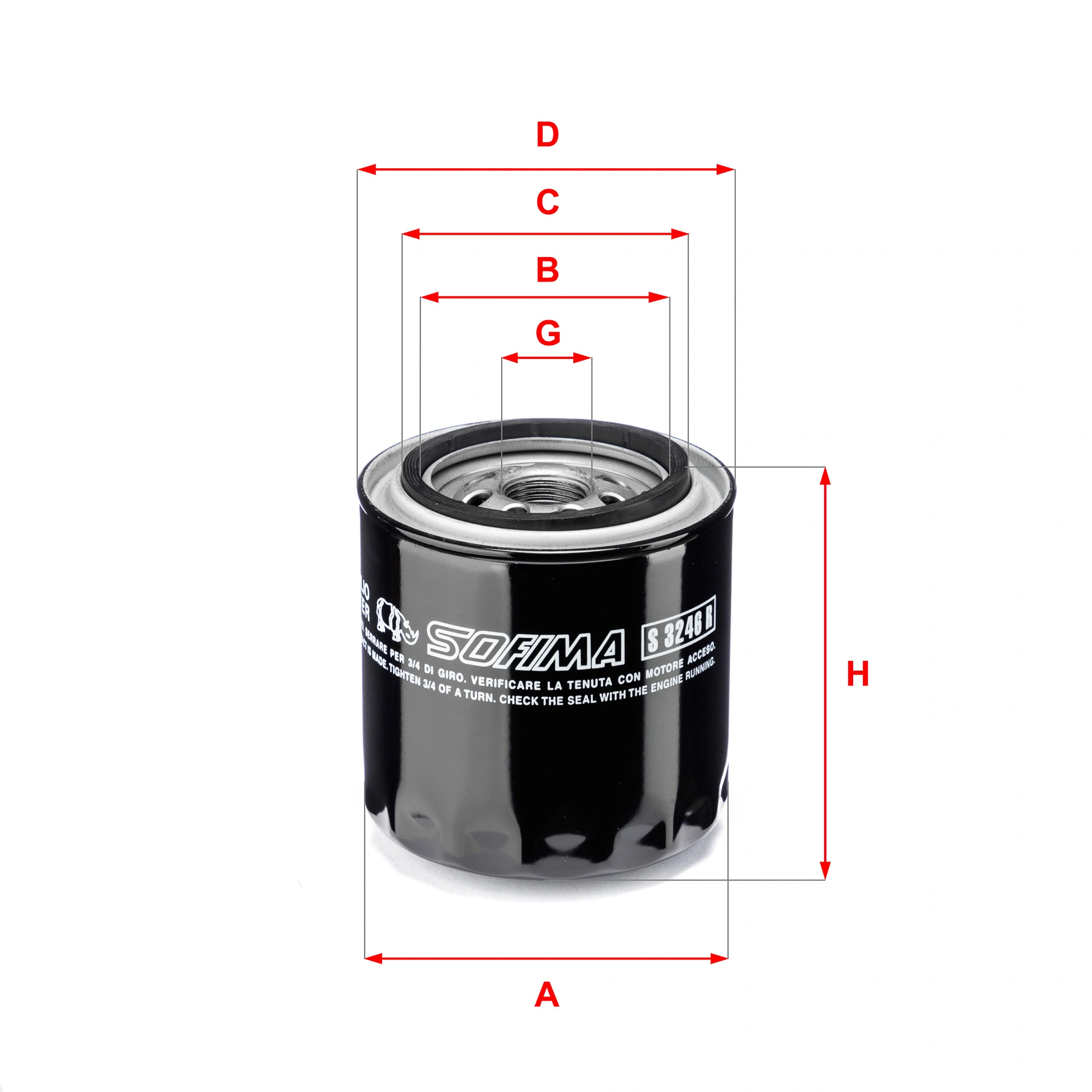 Oil Filter (S 3246 R)