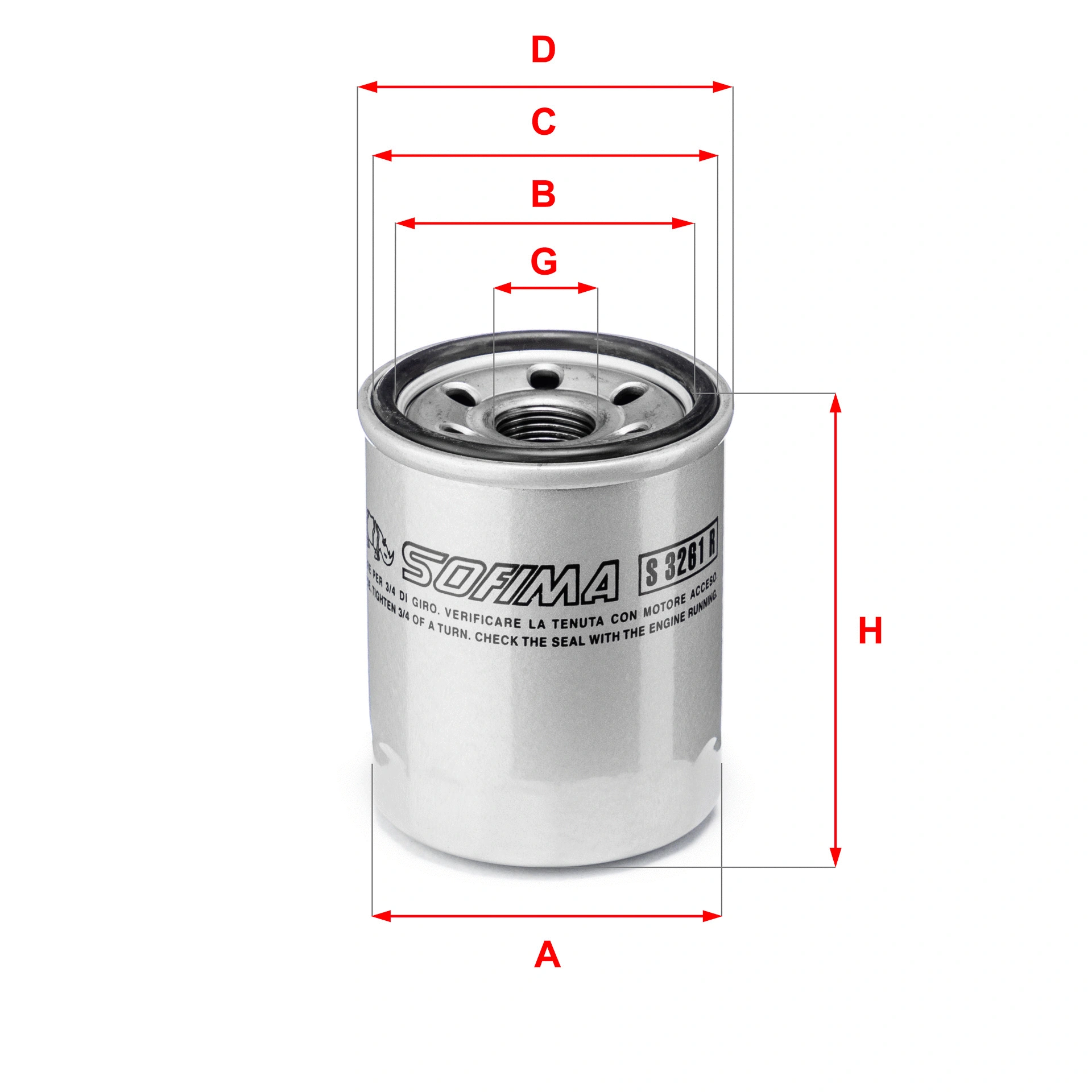 Oil Filter (S 3261 R)