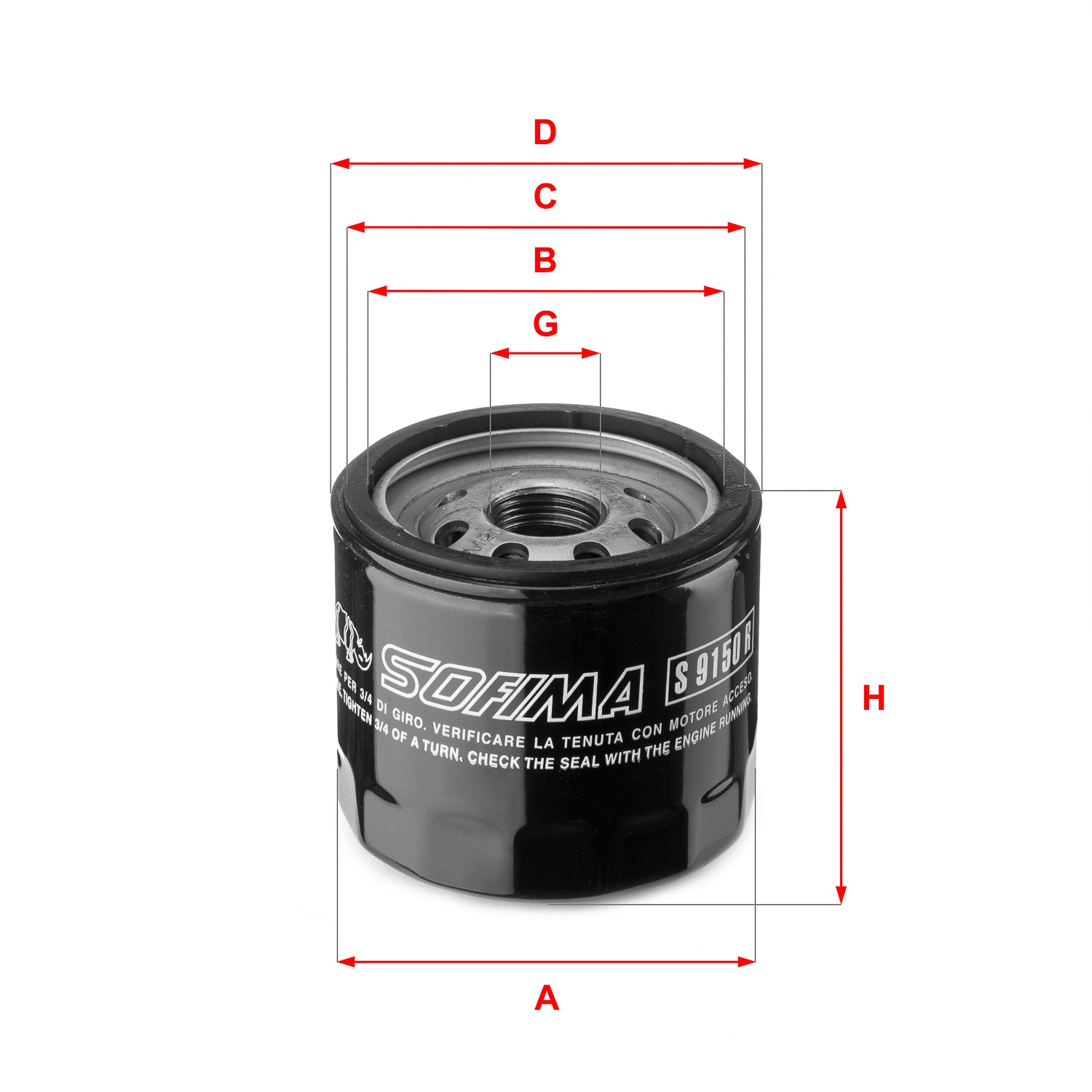 Oil Filter (S 9150 R)