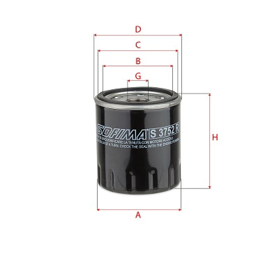 Oil Filter (S 3752 R)