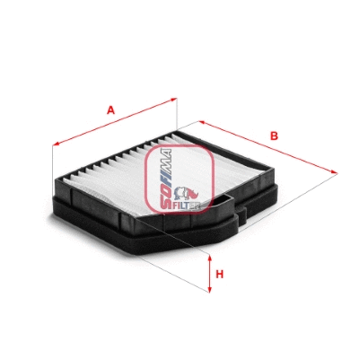 Filter, cabin air (S 3407 C)
