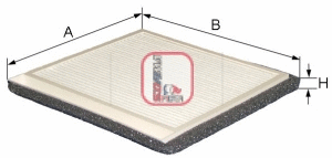 Filter, cabin air (S 3188 C)