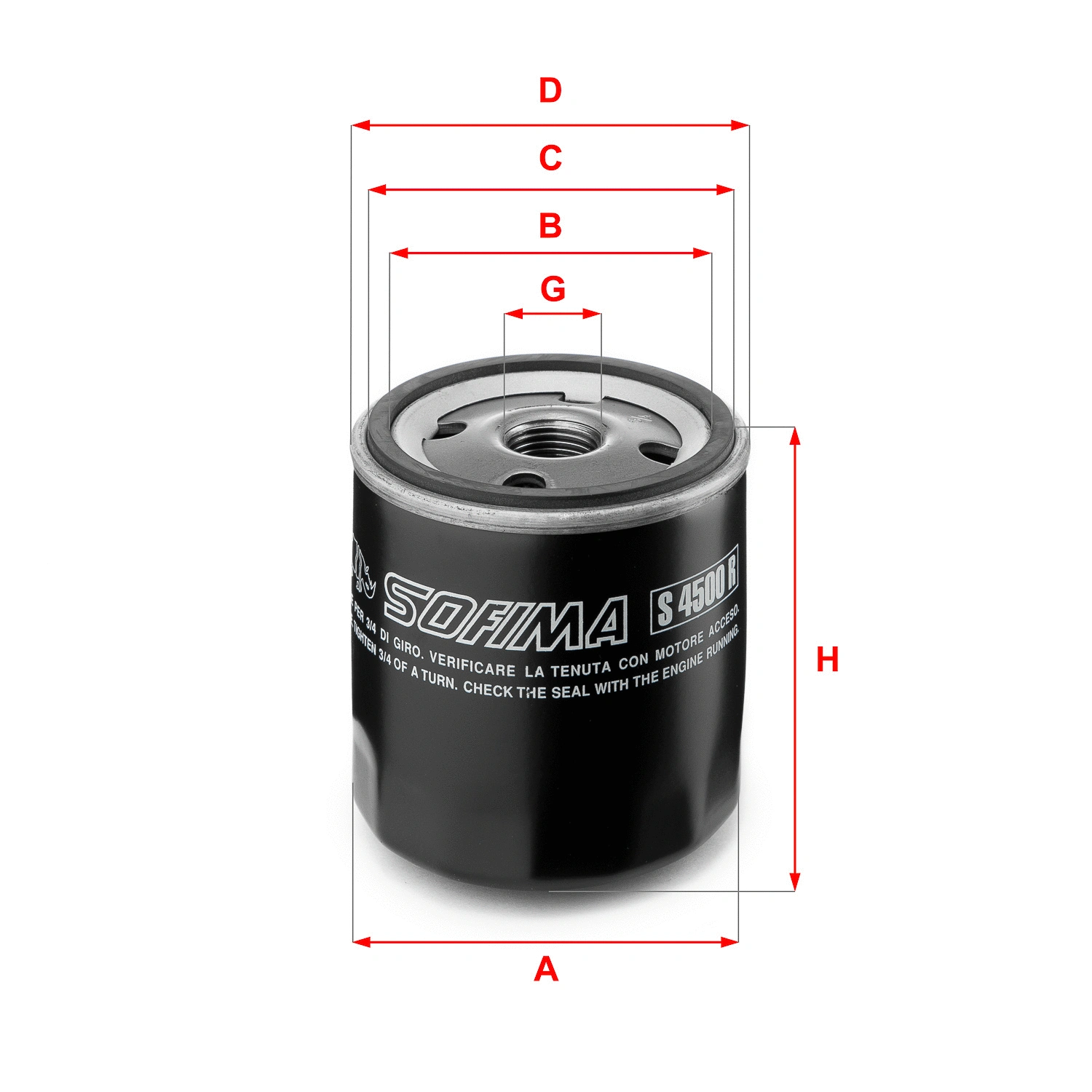 Oil Filter (S 4500 R)