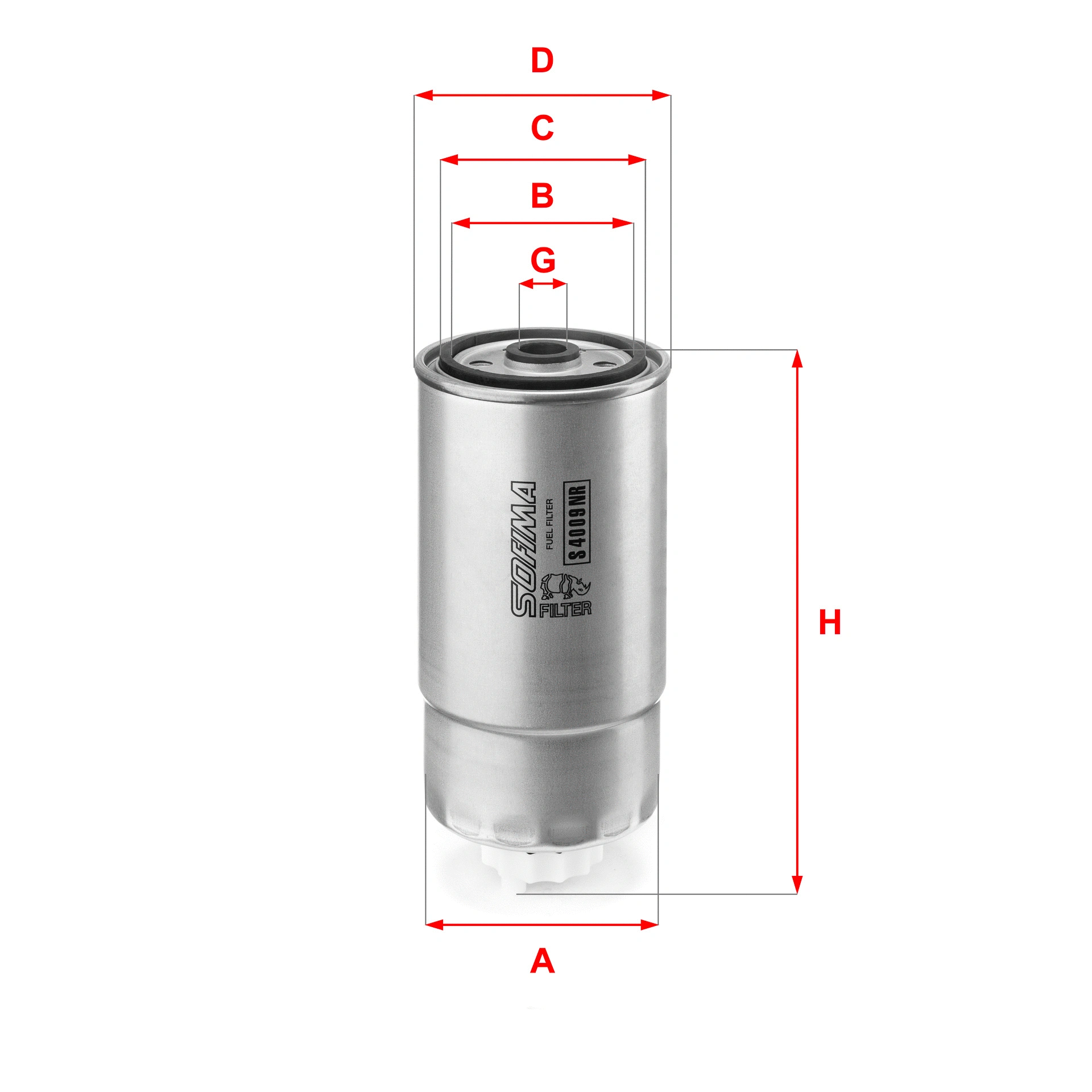 Fuel Filter (S 4009 NR)