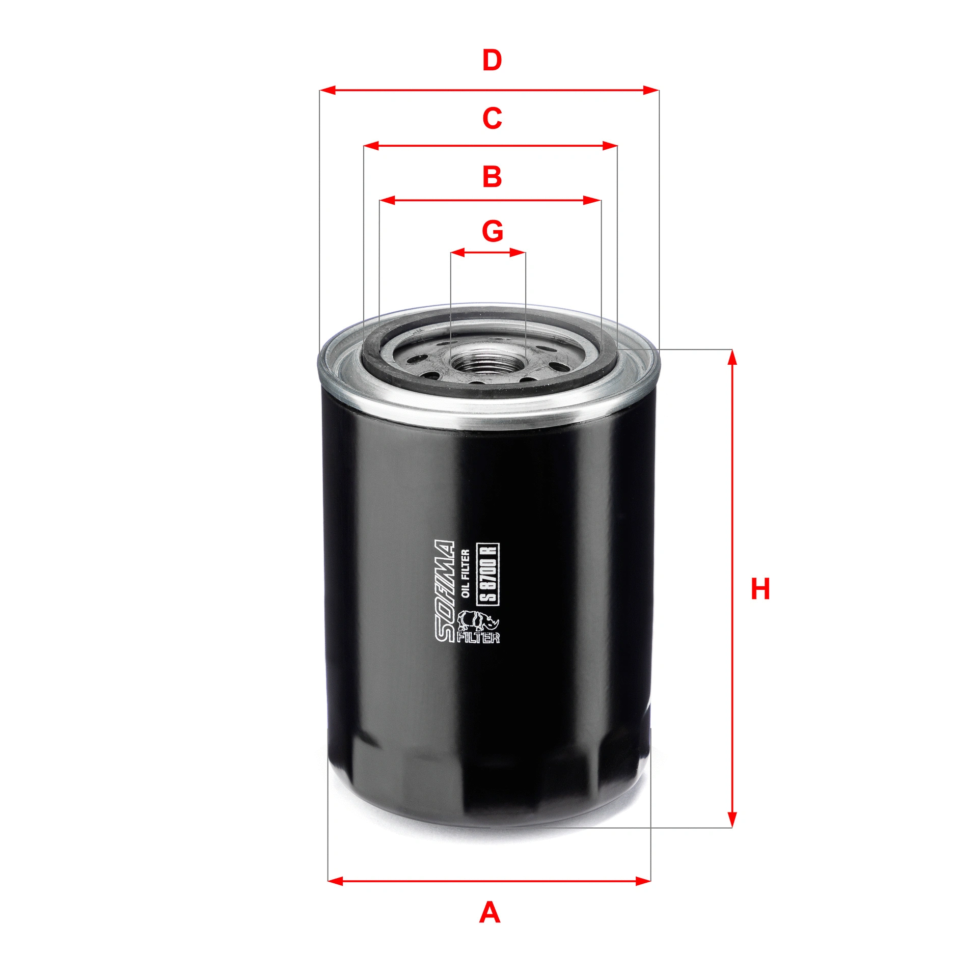 Oil Filter (S 8700 R)