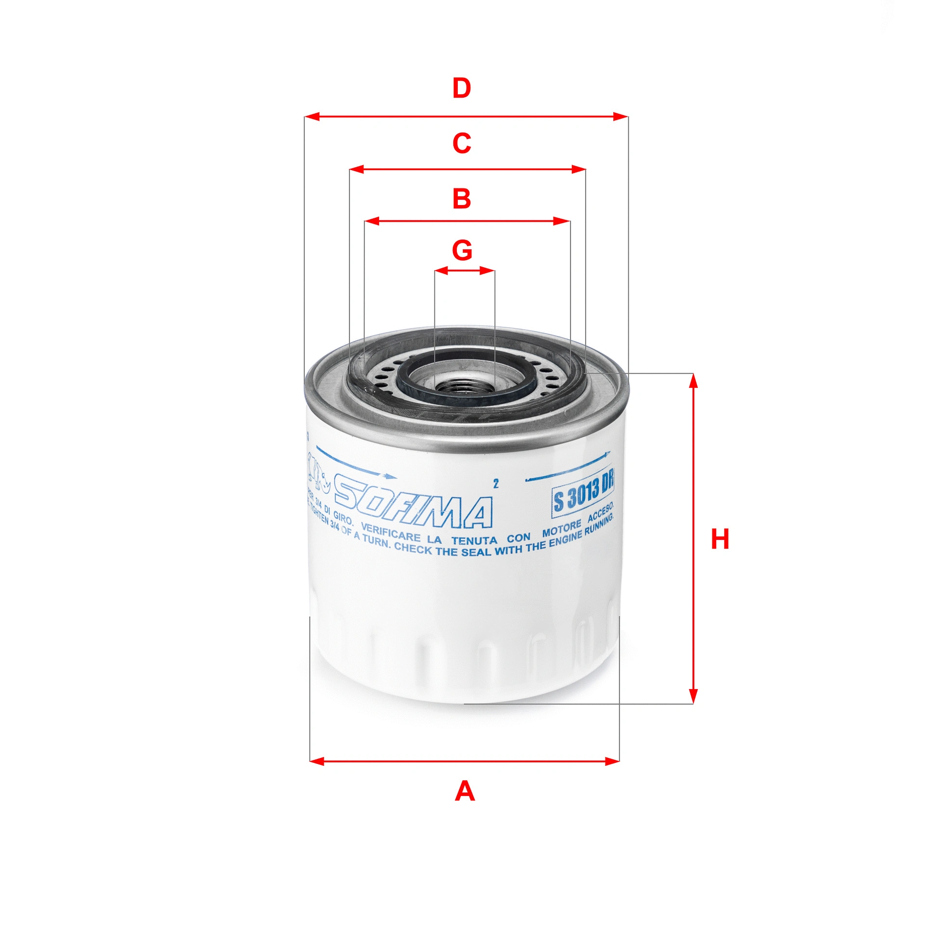 Oil Filter (S 3013 DR)