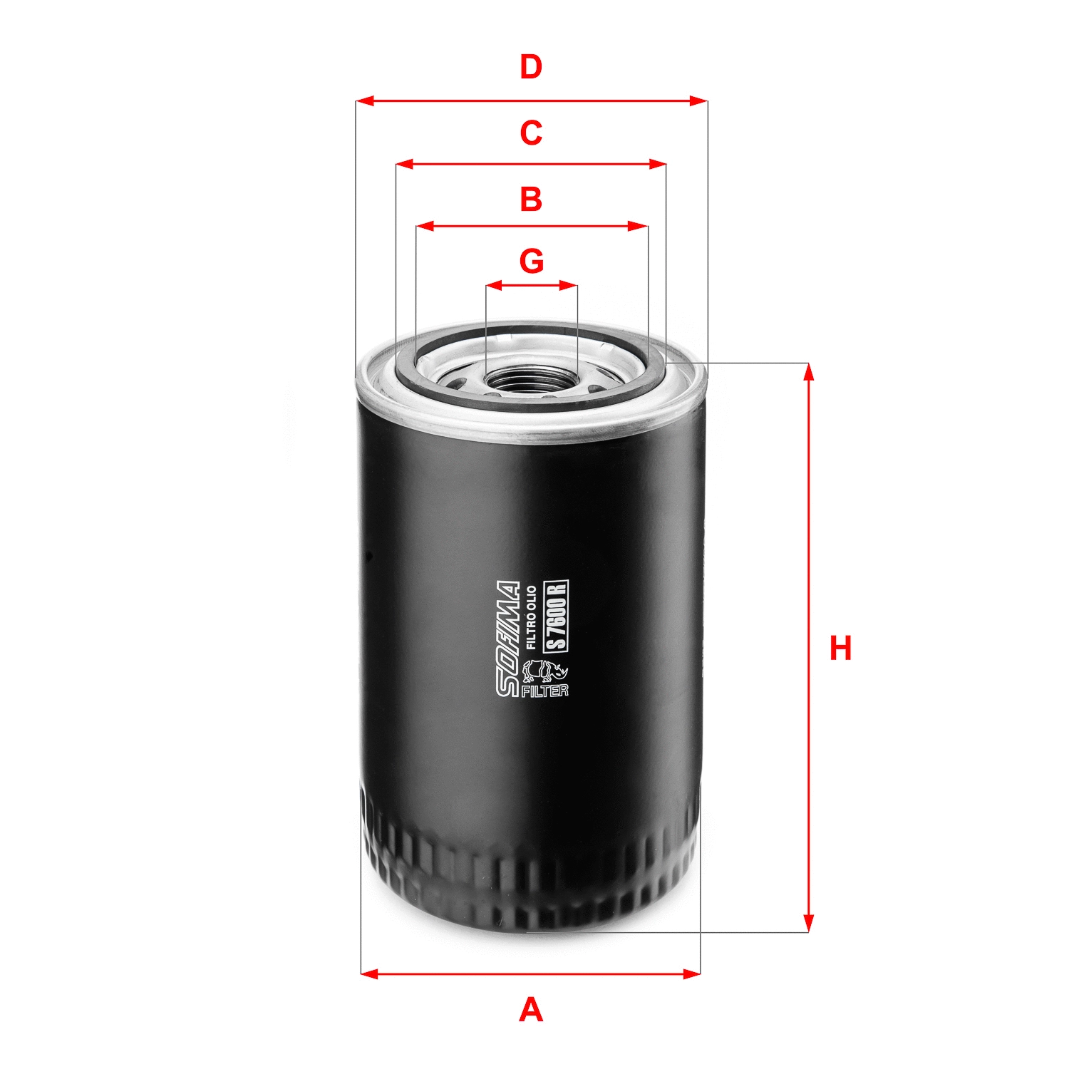 Oil Filter (S 7600 R)