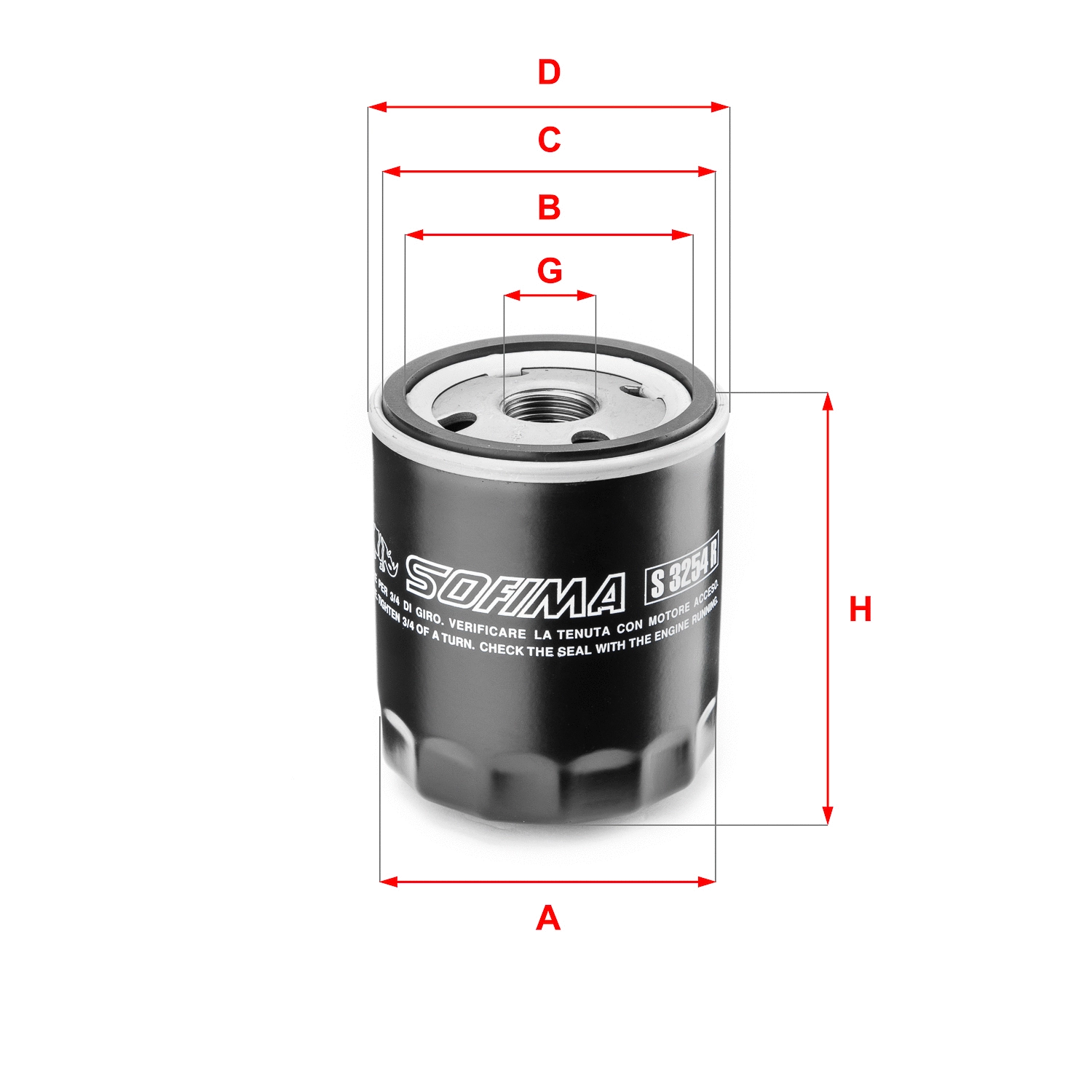 Oil Filter (S 3254 R)