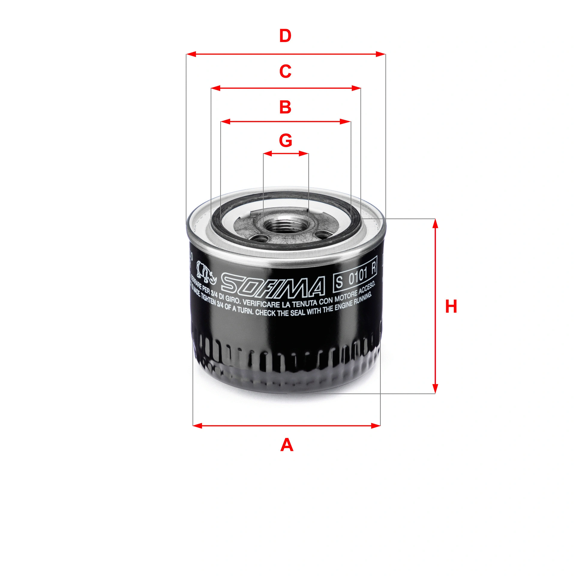 Oil Filter (S 0101 R)