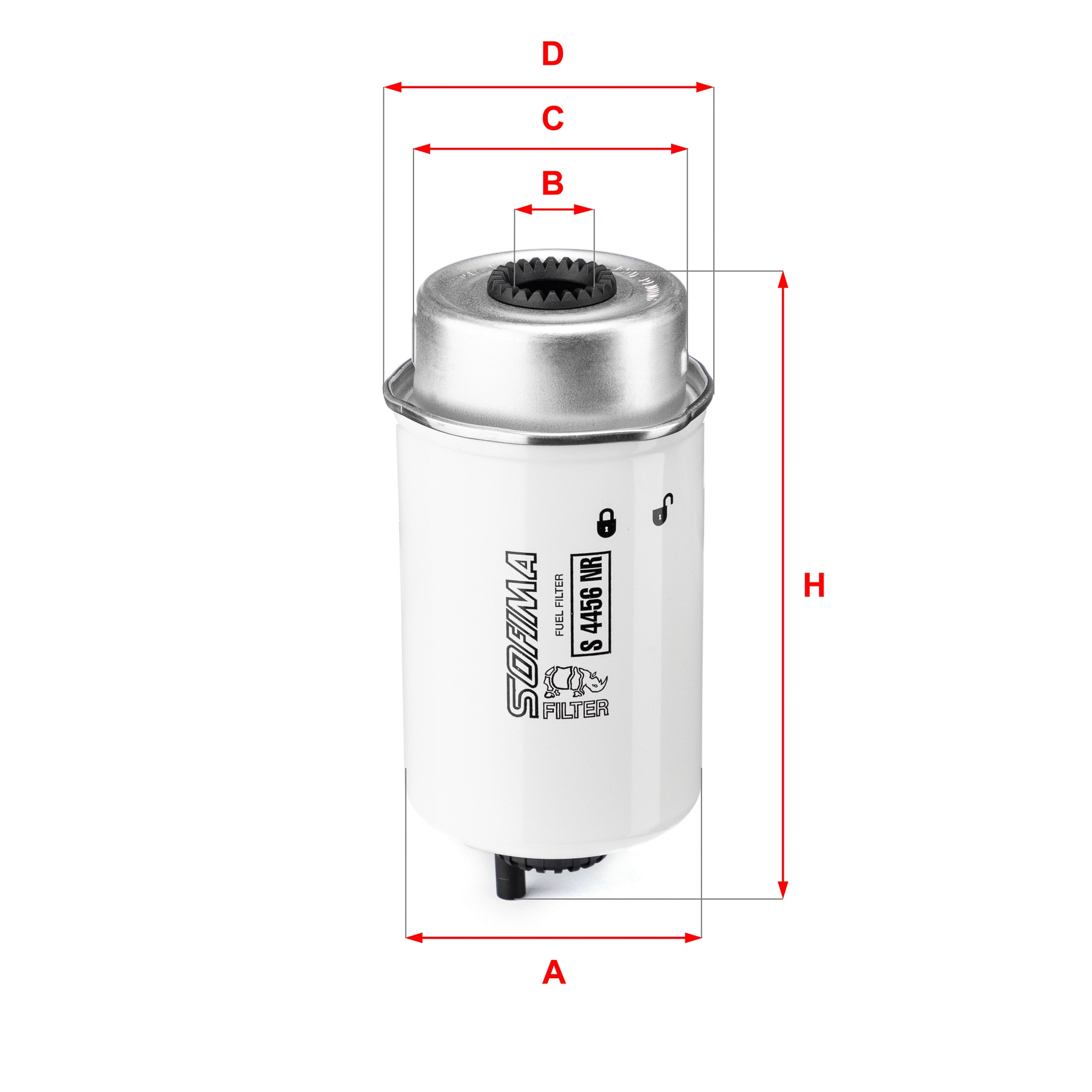 Fuel Filter (S 4456 NR)