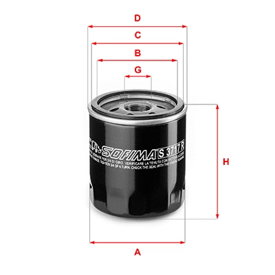 Oil Filter (S 3717 R)