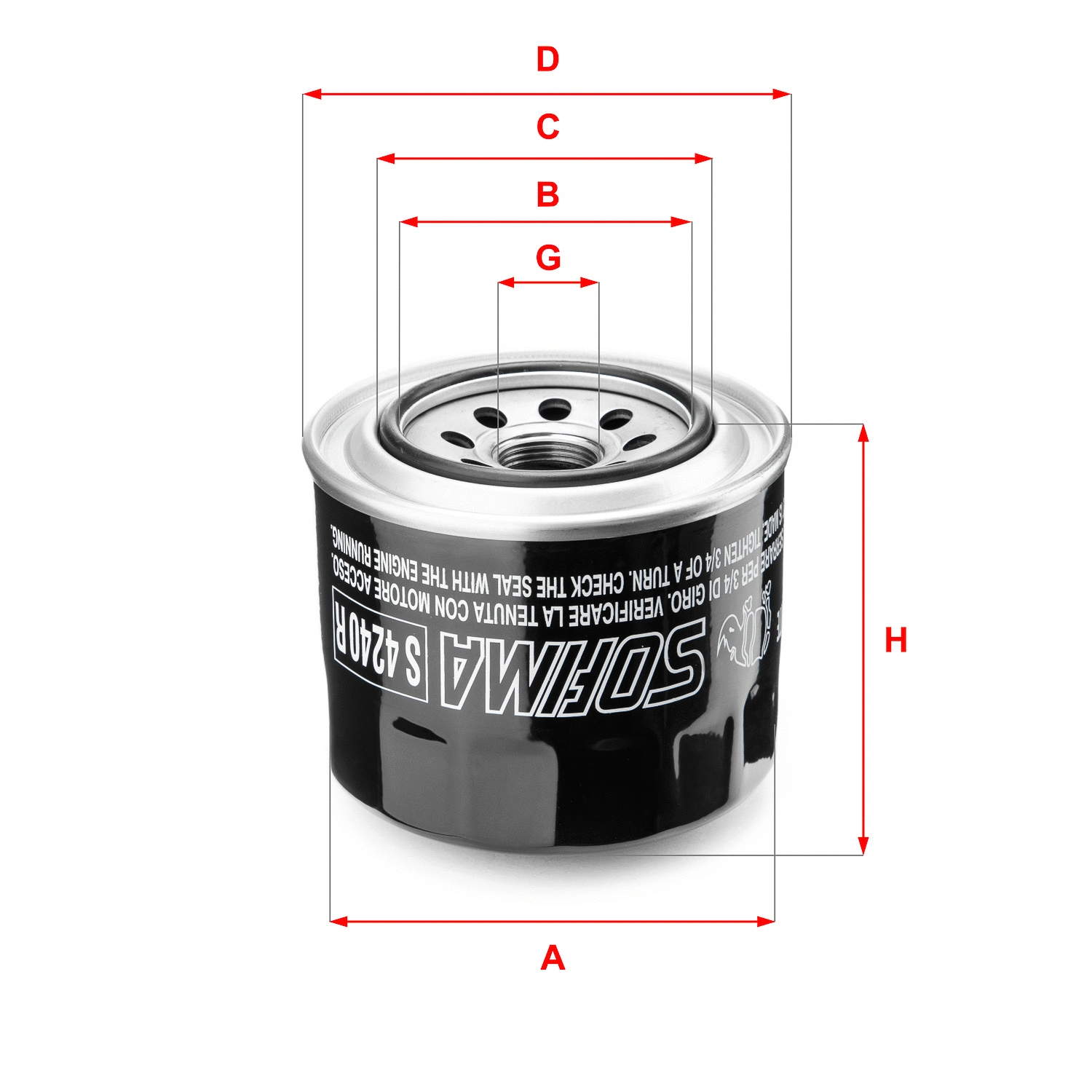 Oil Filter (S 4240 R)