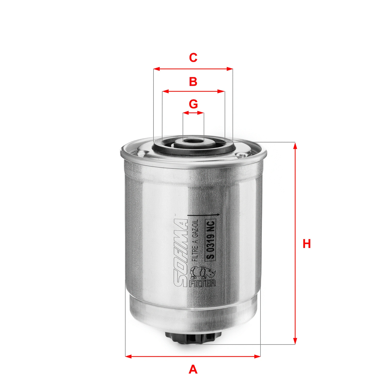 Fuel Filter (S 0319 NC)