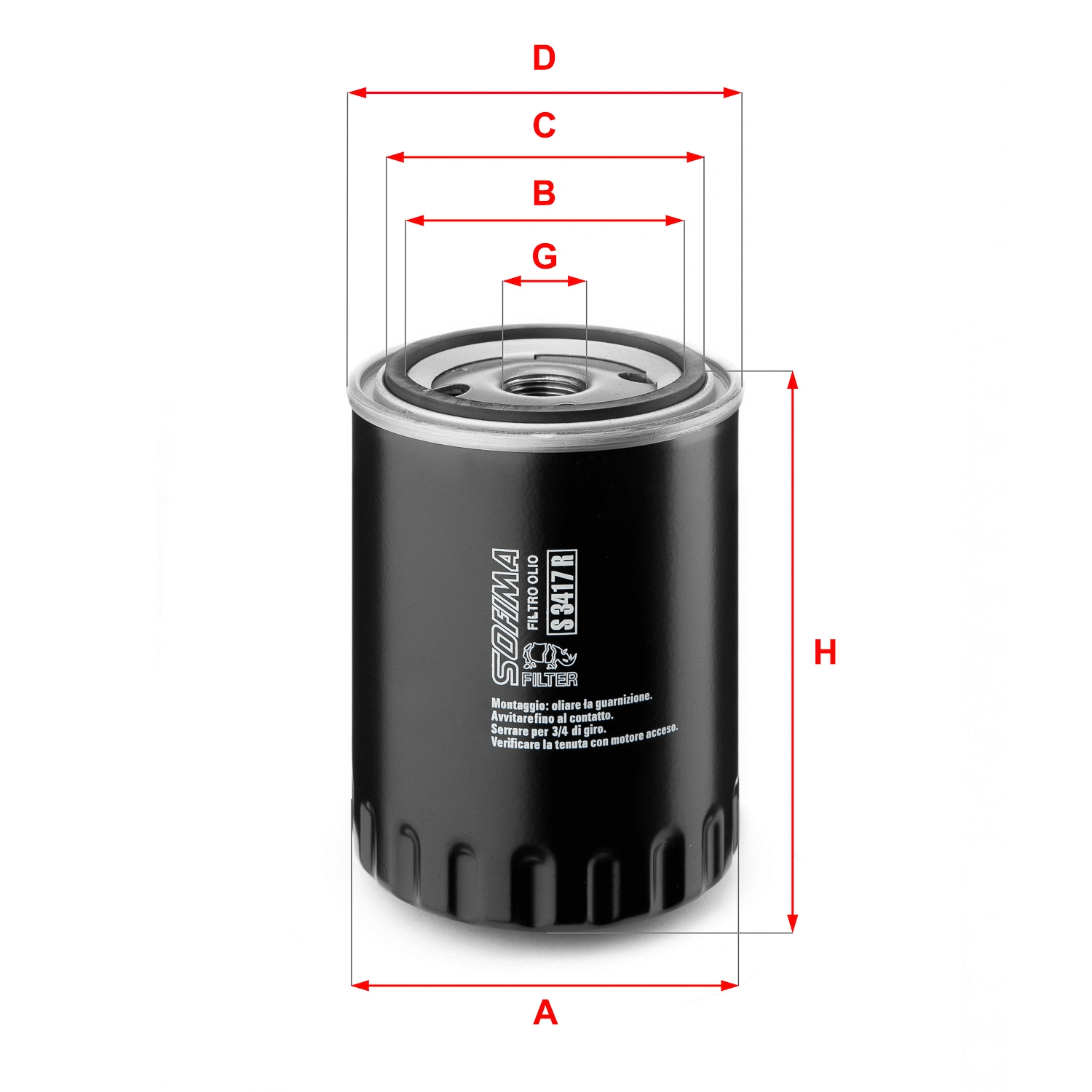 Oil Filter (S 3417 R)