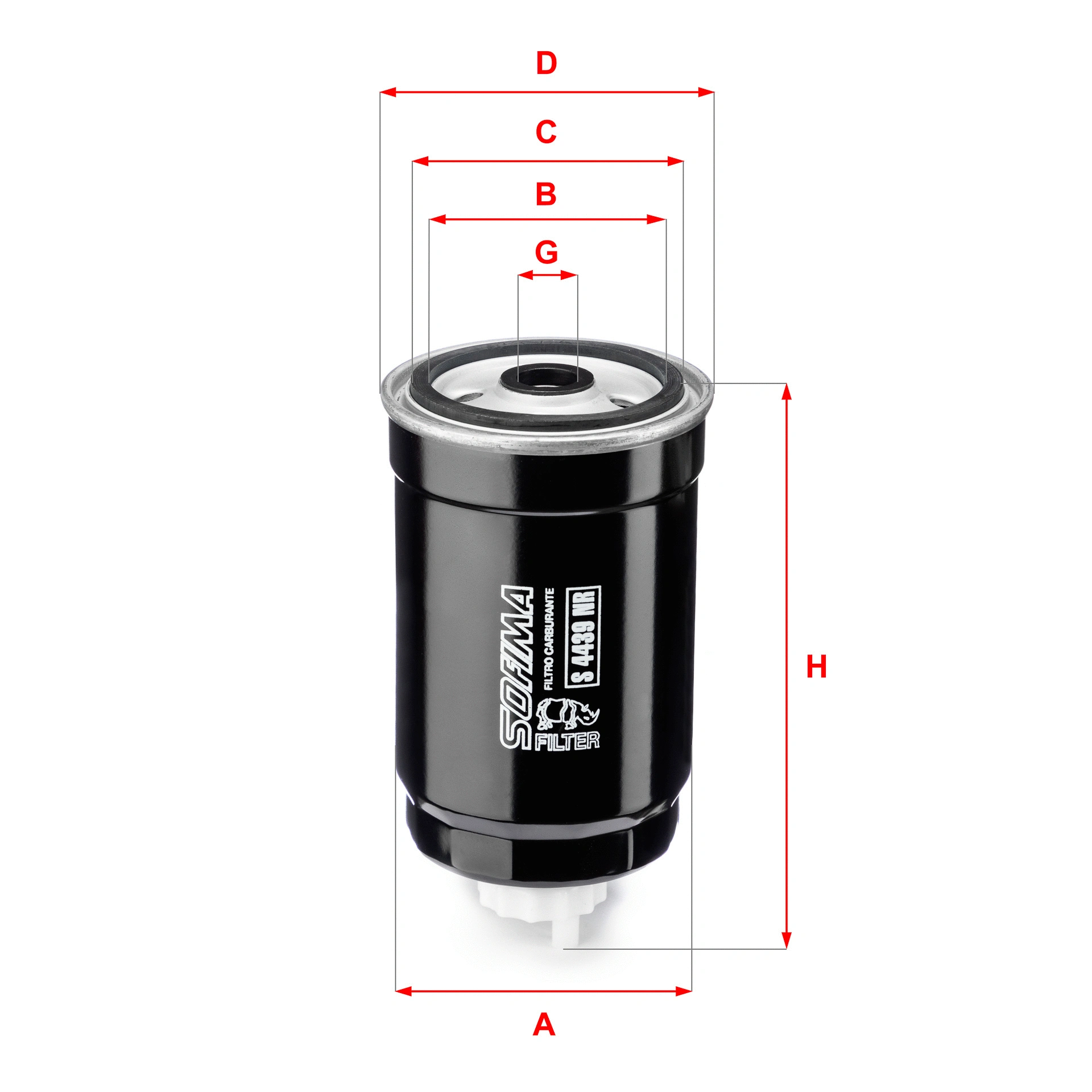 Fuel Filter (S 4439 NR)