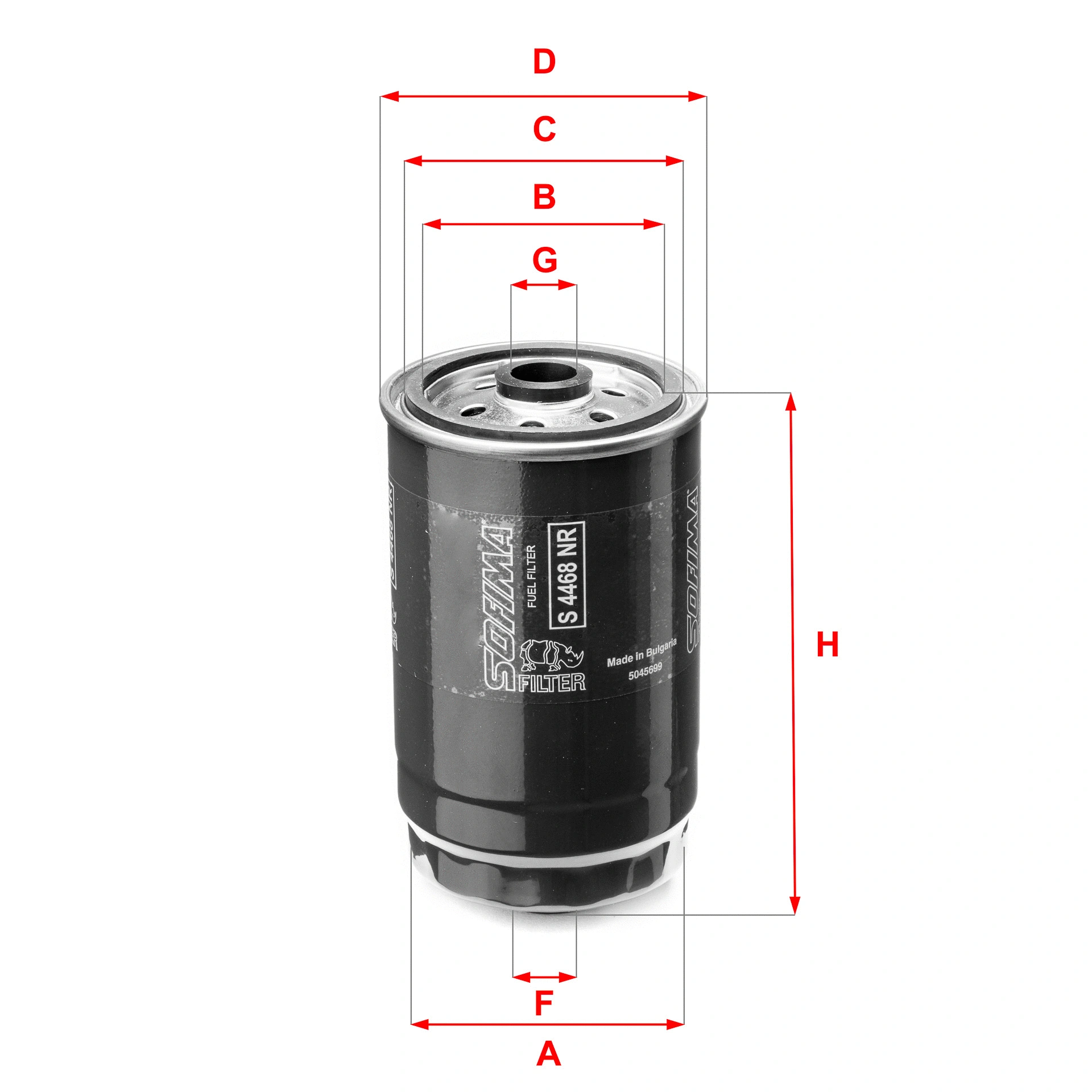 Fuel Filter (S 4468 NR)