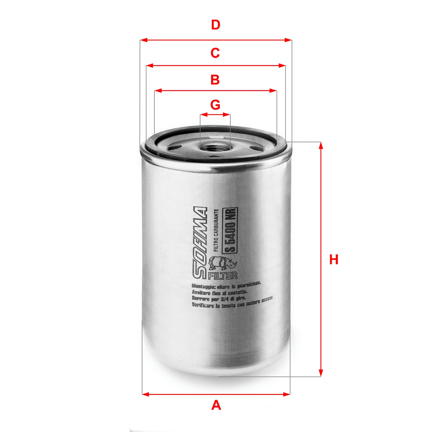 Fuel Filter (S 5400 NR)