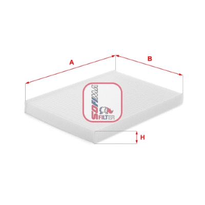 Filter, cabin air (S 3448 C)