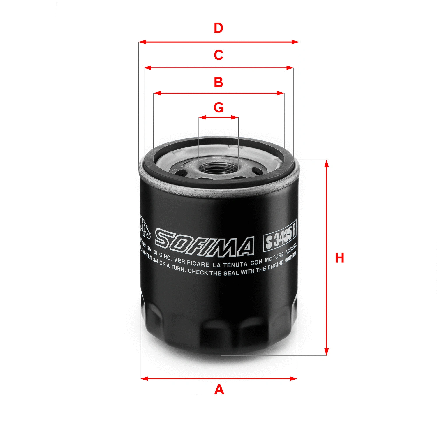 Oil Filter (S 3435 R)