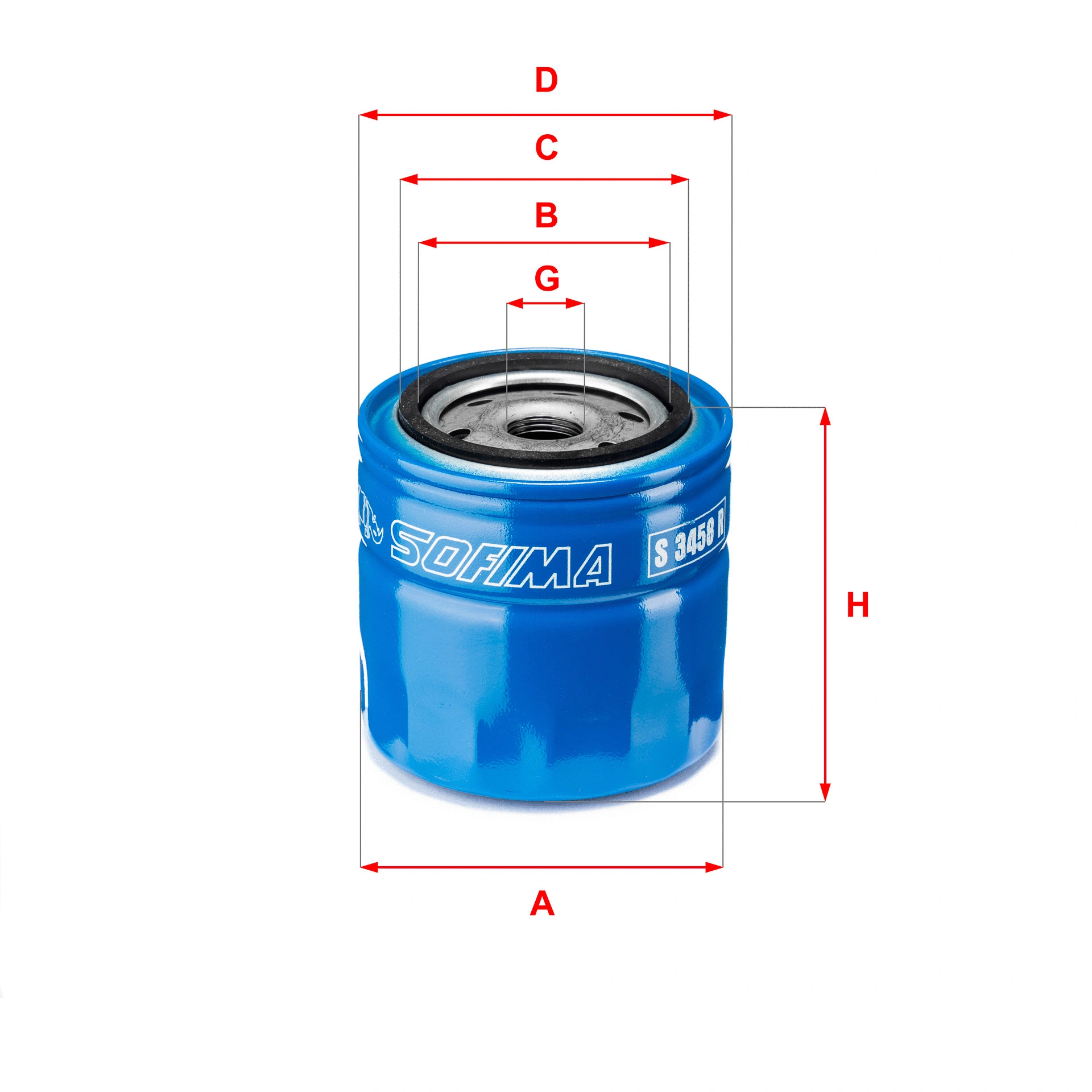 Oil Filter (S 3458 R)