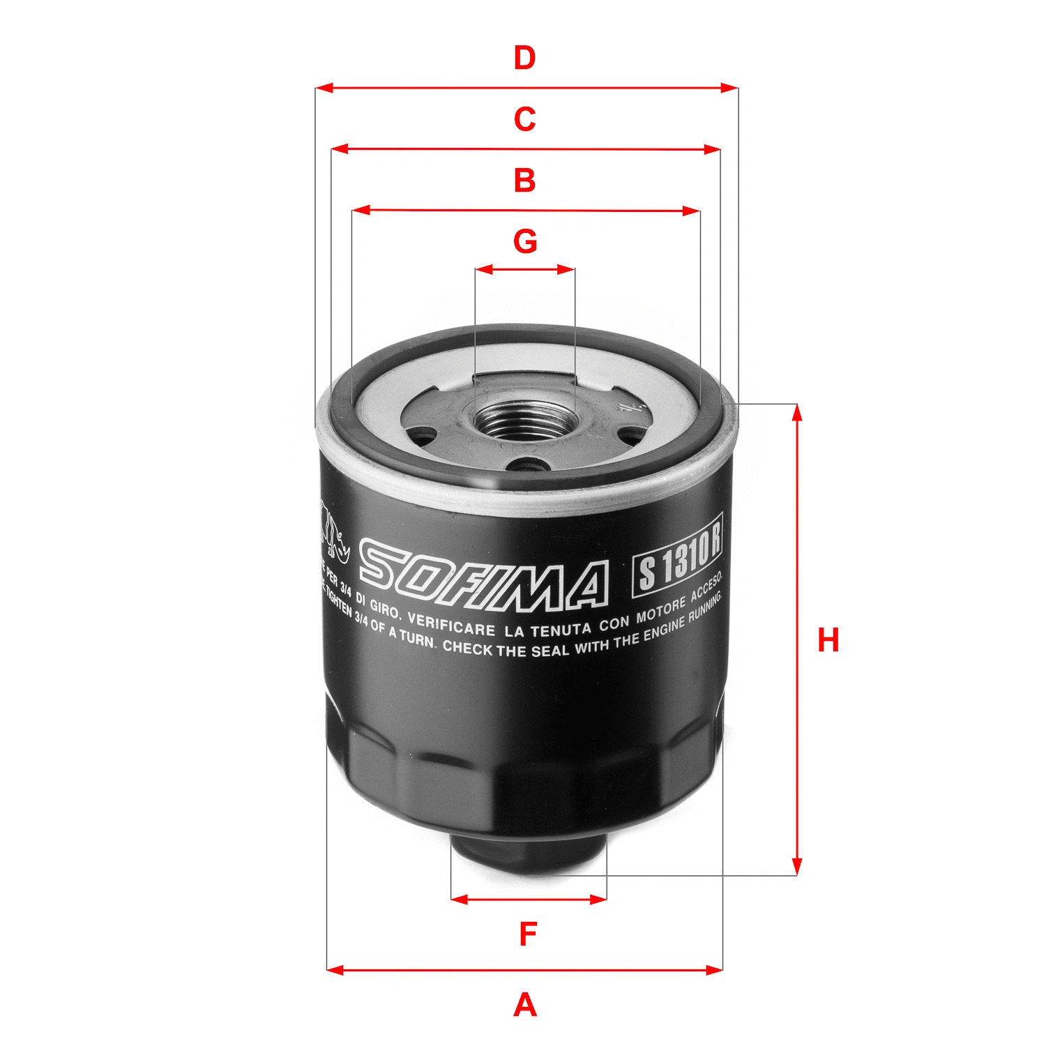 Oil Filter (S 1310 R)