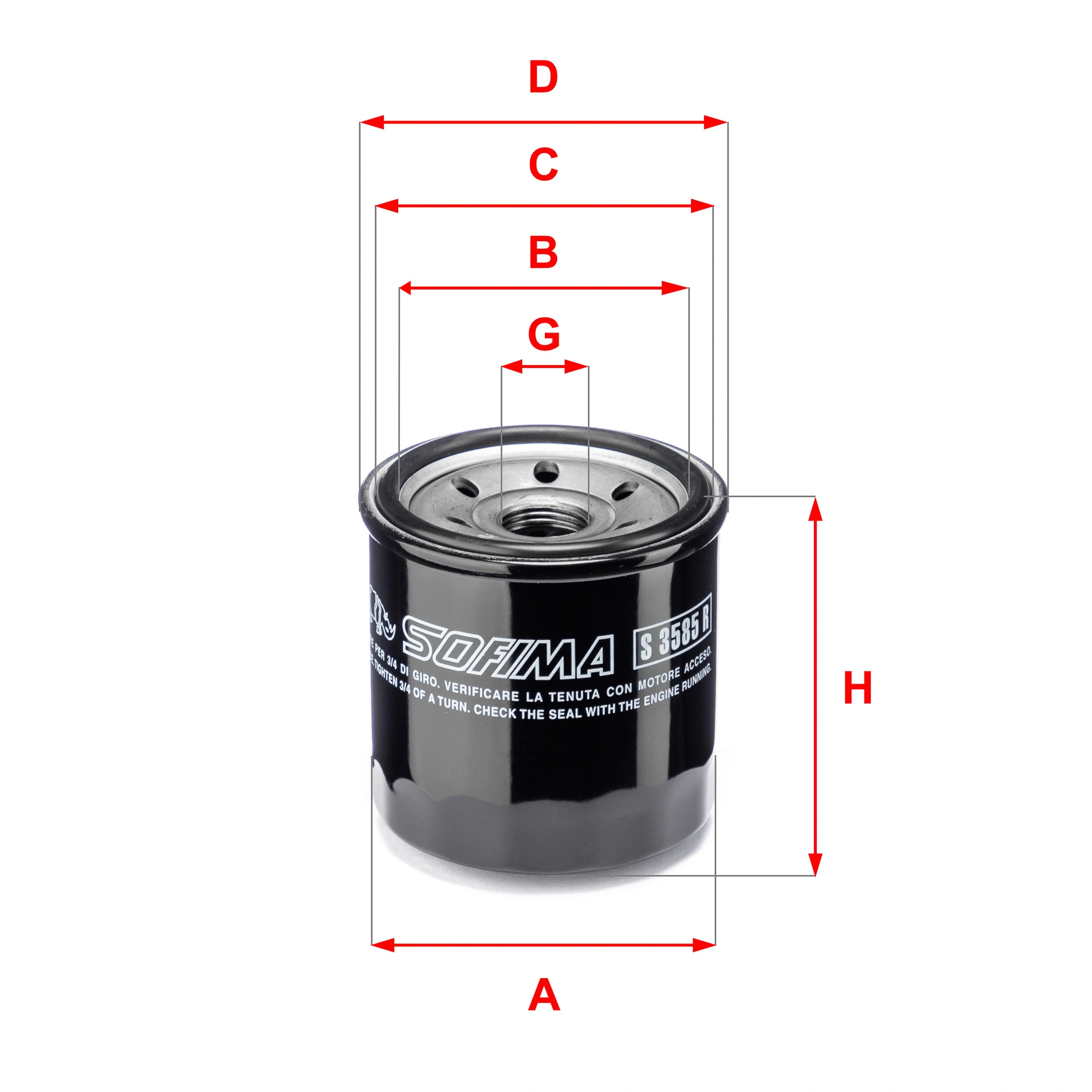 Oil Filter (S 3585 R)