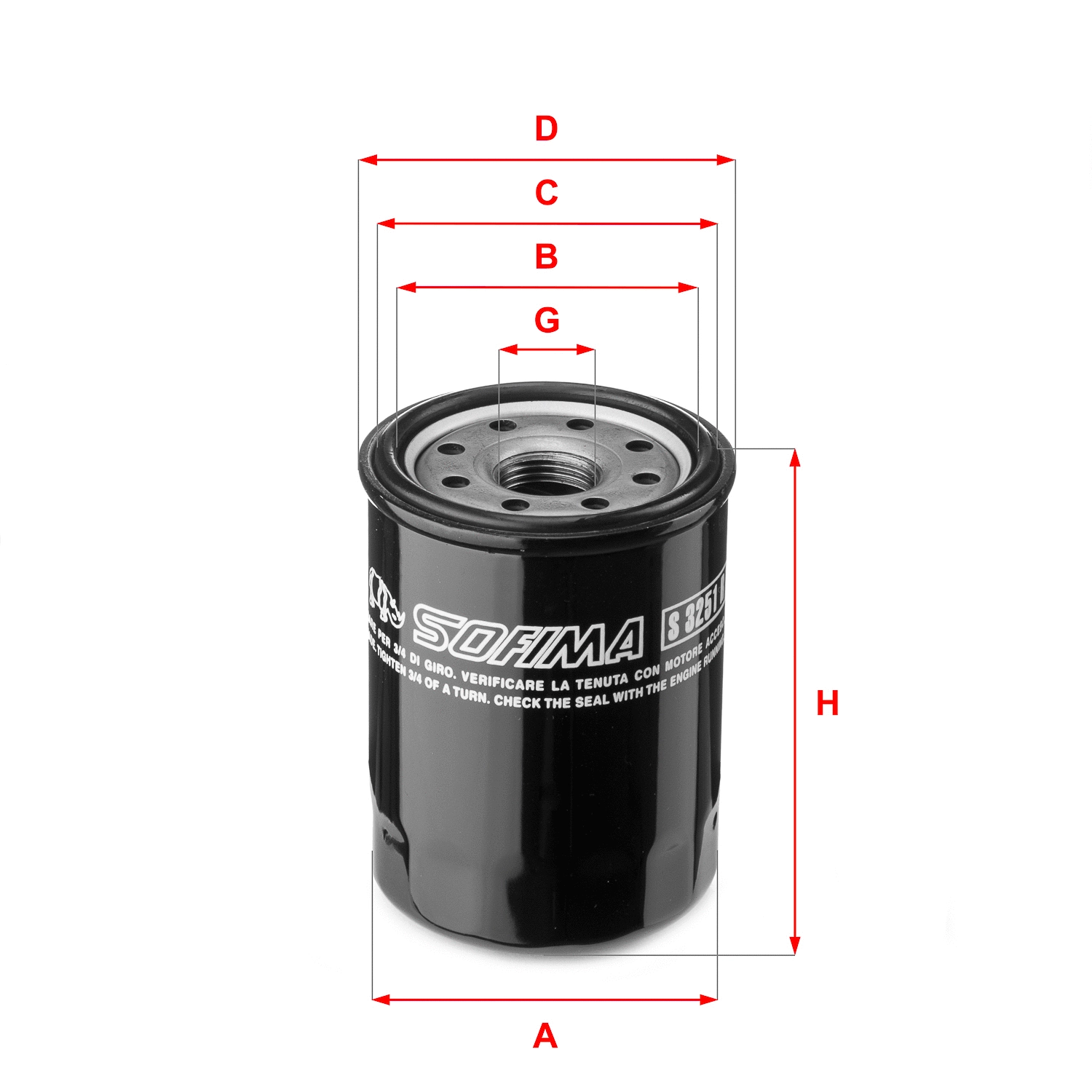 Oil Filter (S 3251 R)