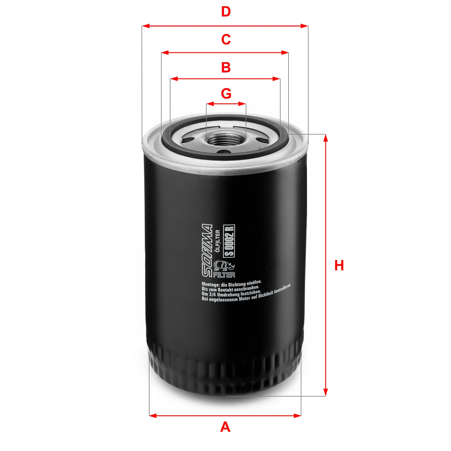 Oil Filter (S 0002 R)