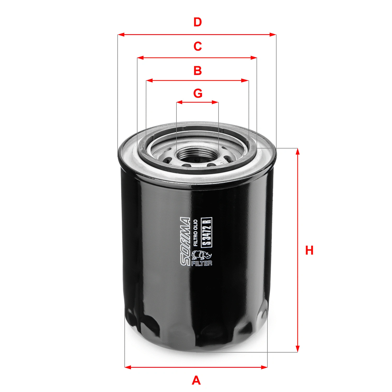 Oil Filter (S 3472 R)