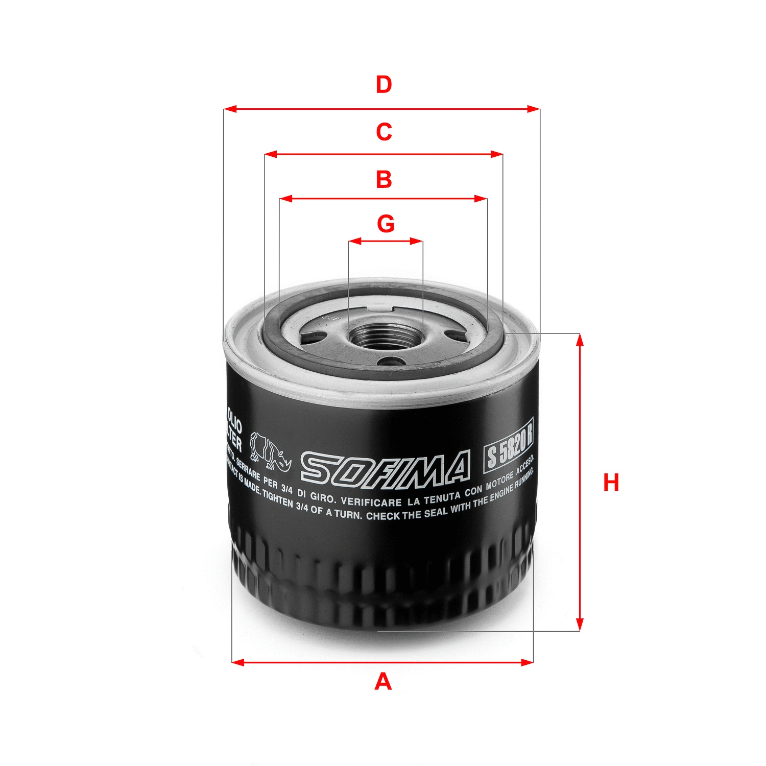 Oil Filter (S 5820 R)