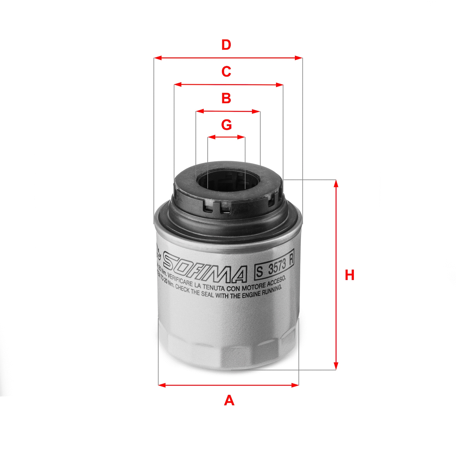 Oil Filter (S 3573 R)