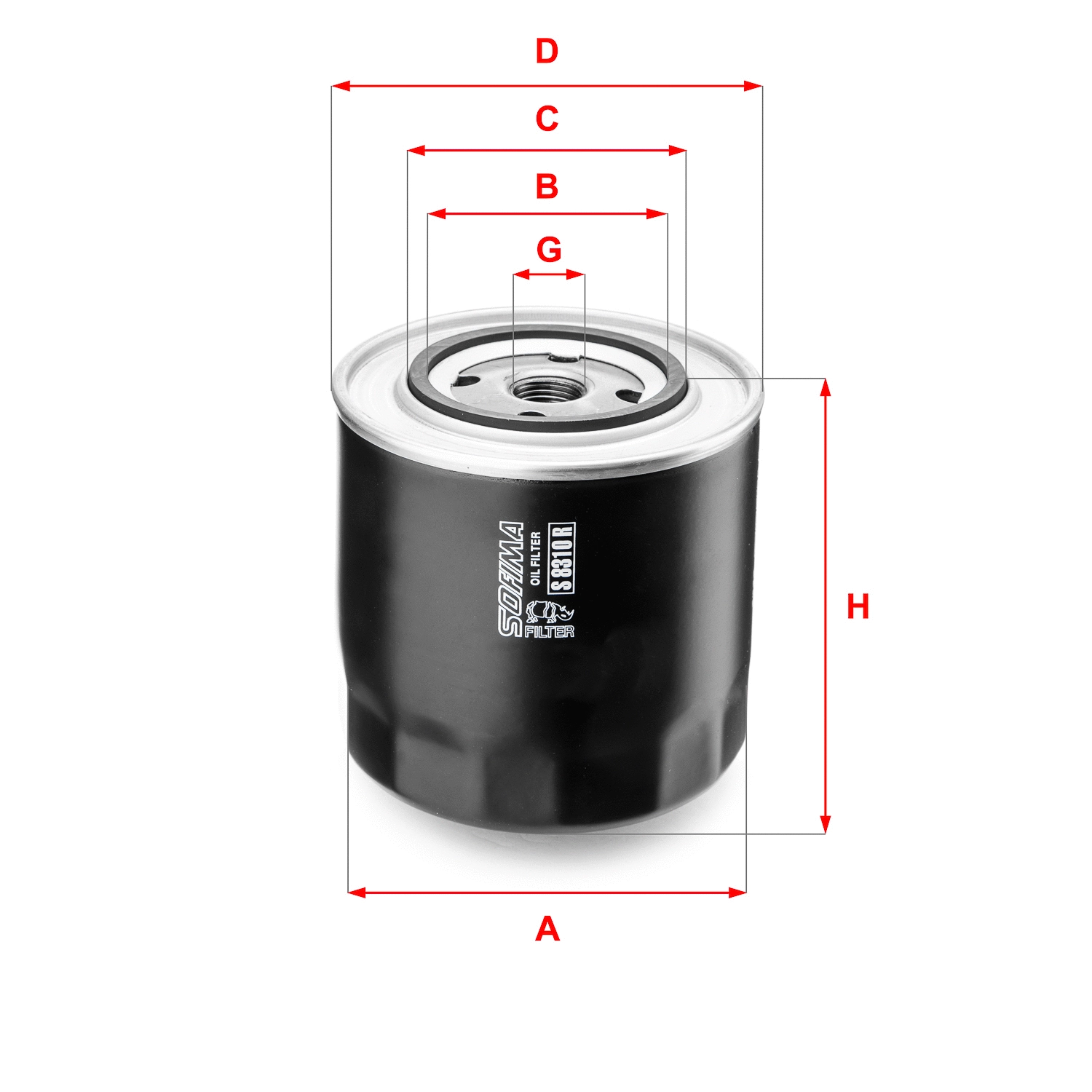 Oil Filter (S 8310 R)