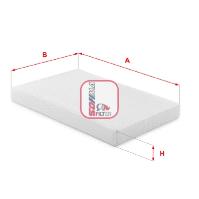 Filter, cabin air (S 3454 C)