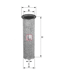 Secondary Air Filter (S 7457 A)