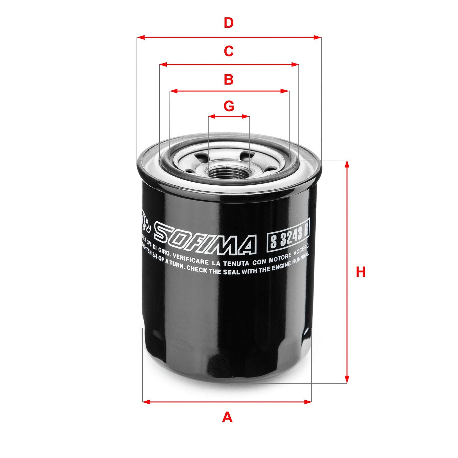 Oil Filter (S 3243 R)