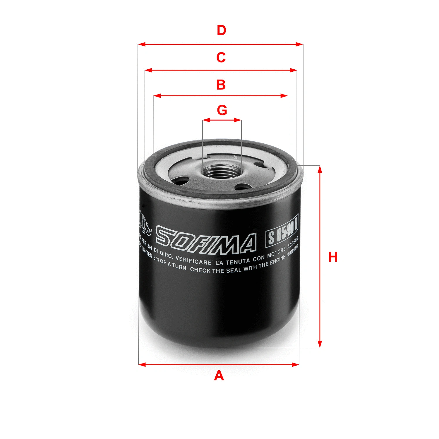 Oil Filter (S 8540 R)