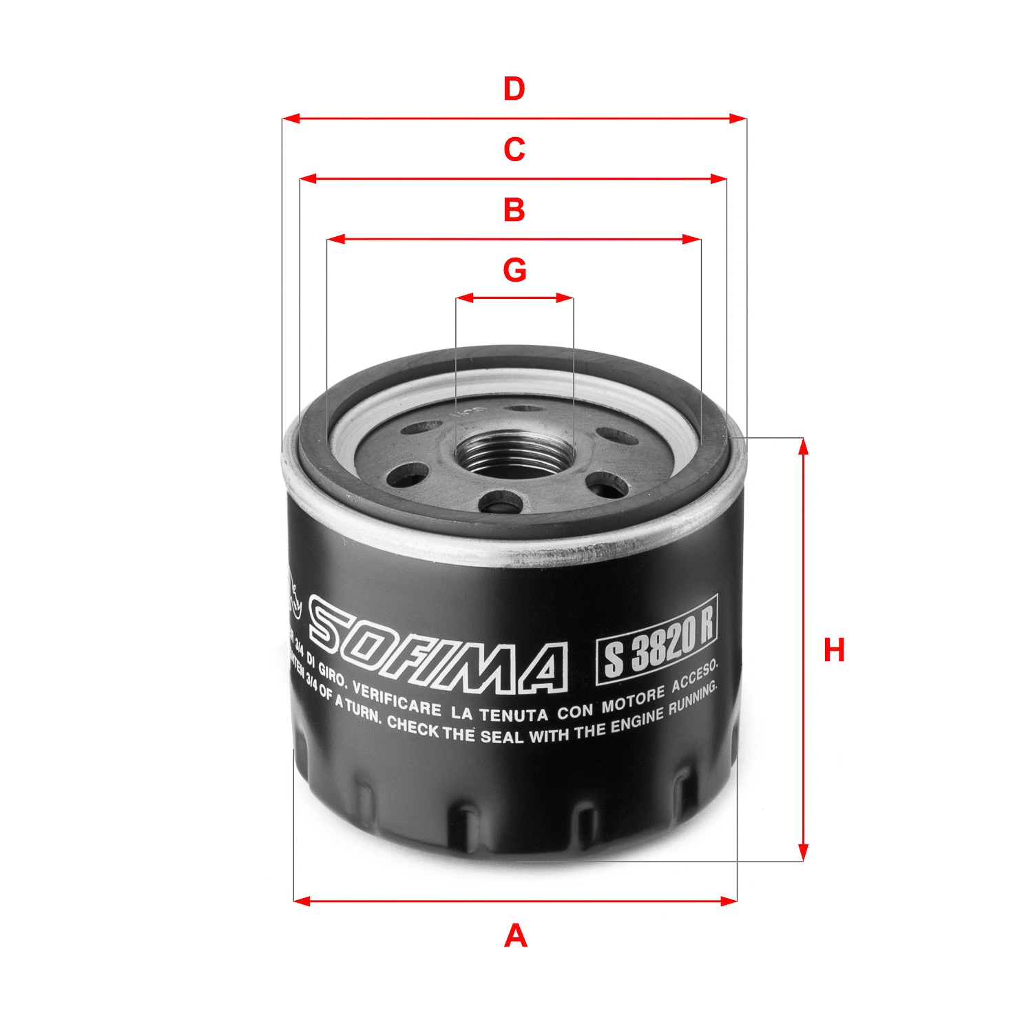 Oil Filter (S 3820 R)