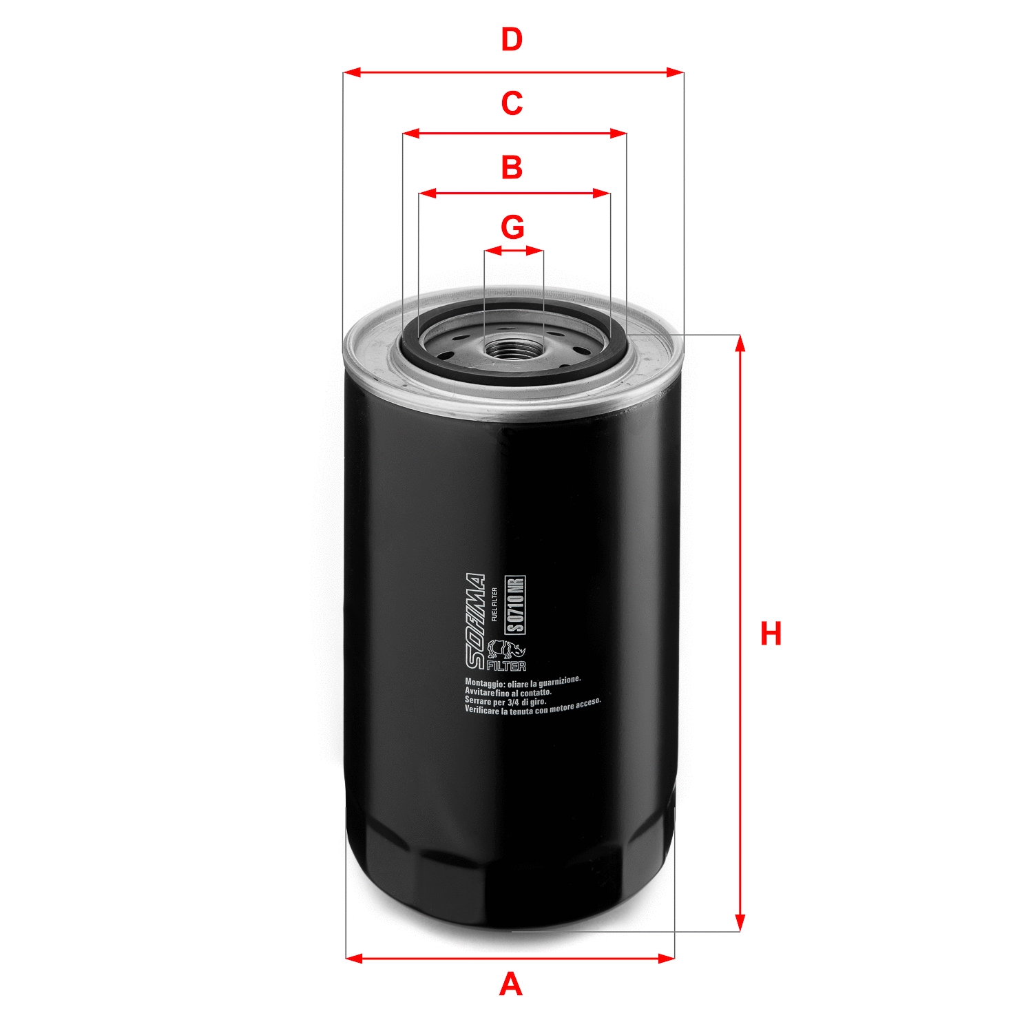 Fuel Filter (S 0710 NR)