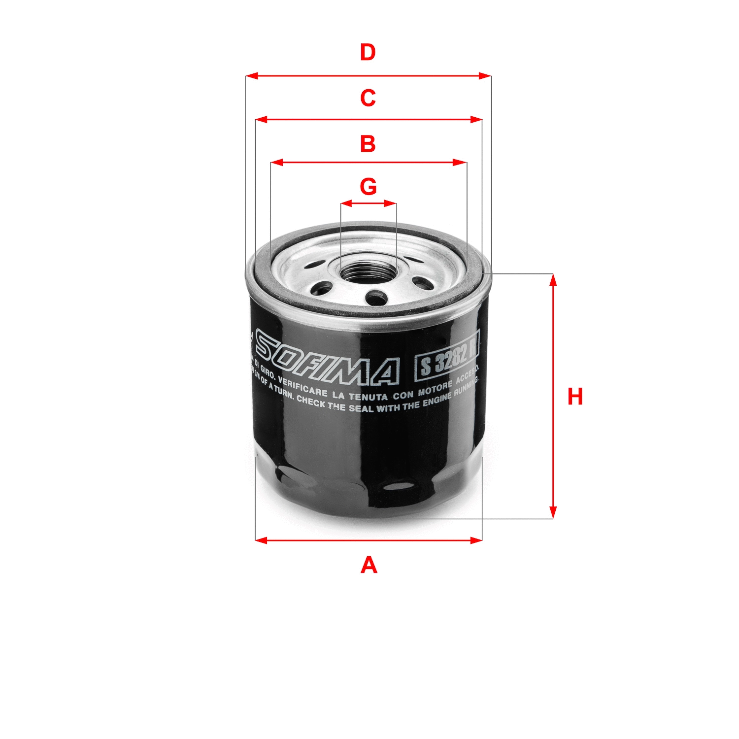 Oil Filter (S 3282 R)