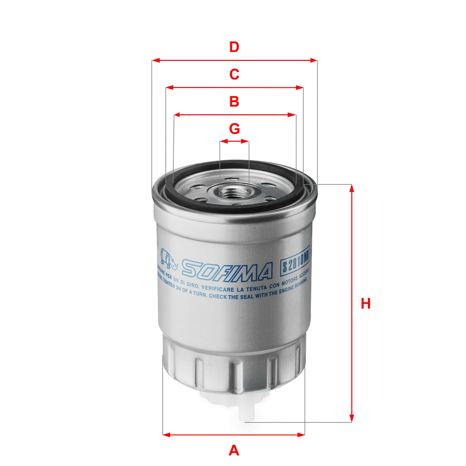 Fuel Filter (S 2810 NR)