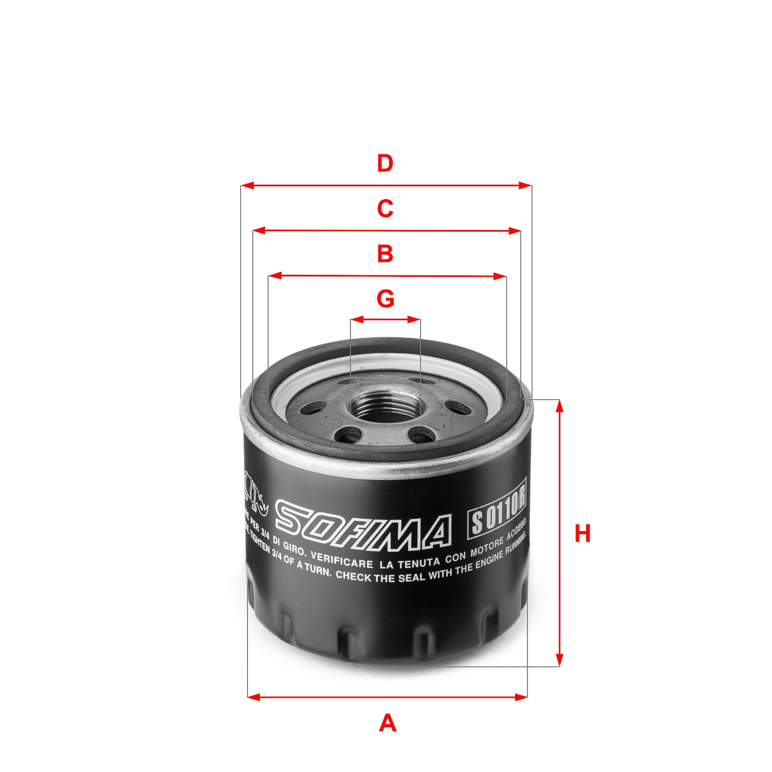 Oil Filter (S 0110 R)