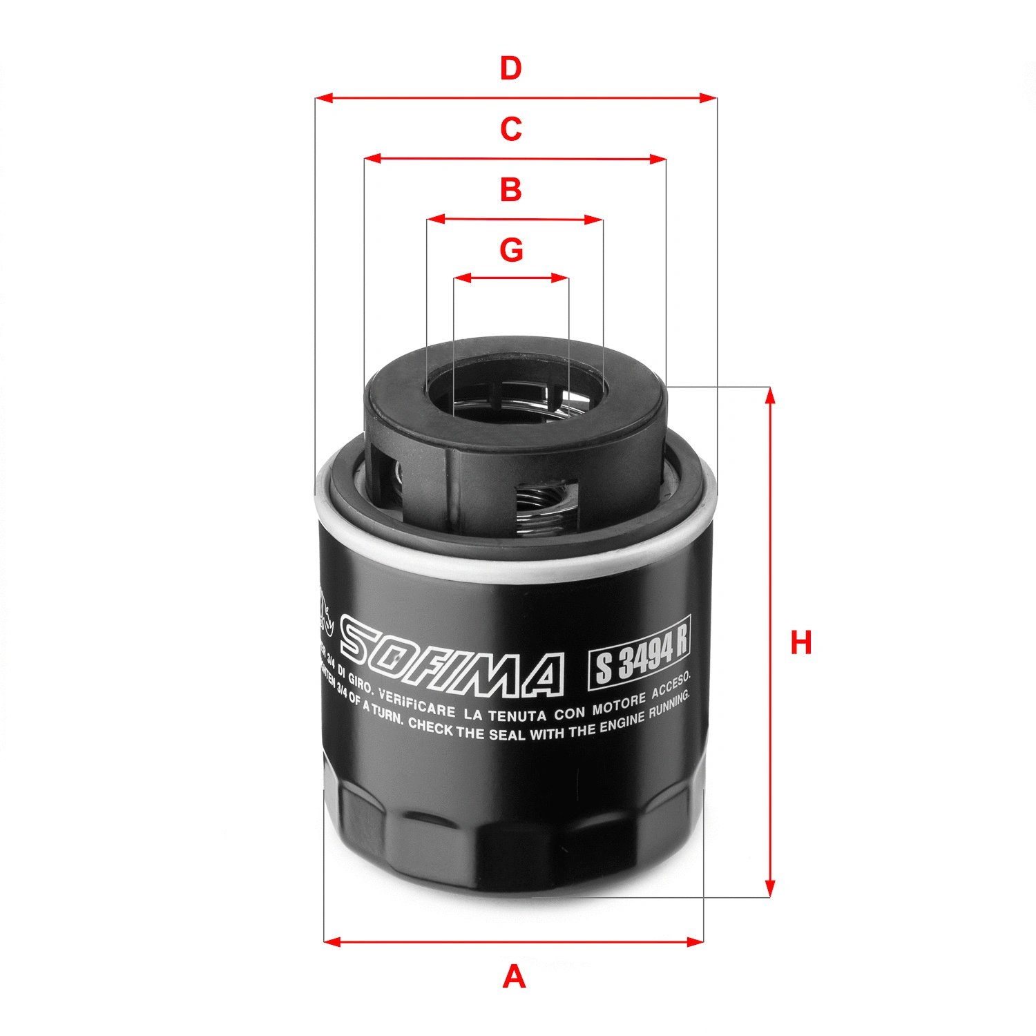 Oil Filter (S 3494 R)