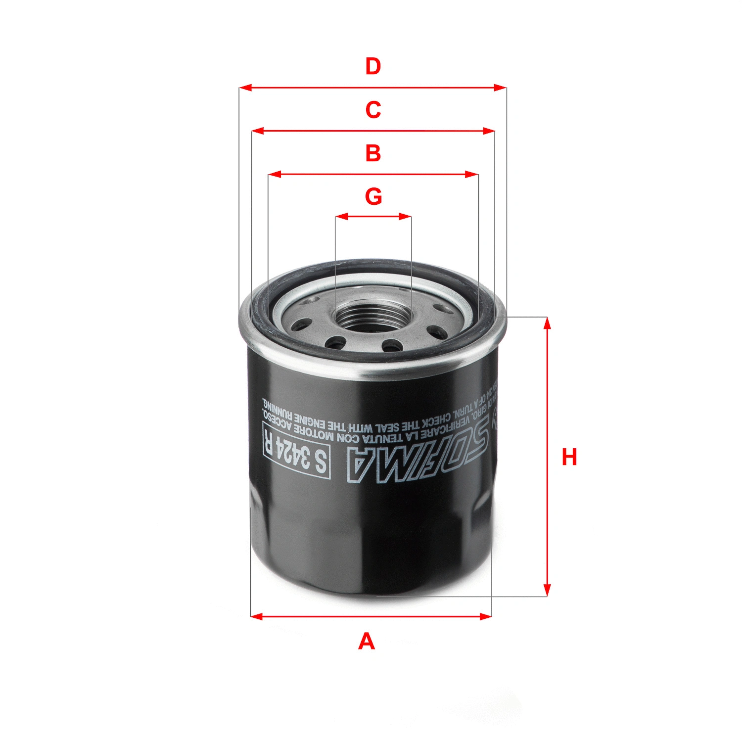 Oil Filter (S 3424 R)