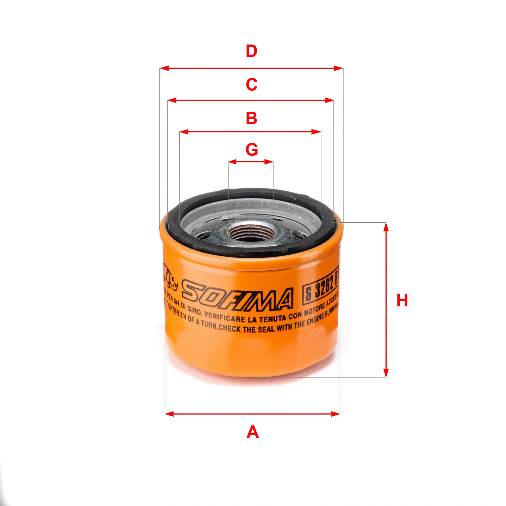 Oil Filter (S 3262 R)