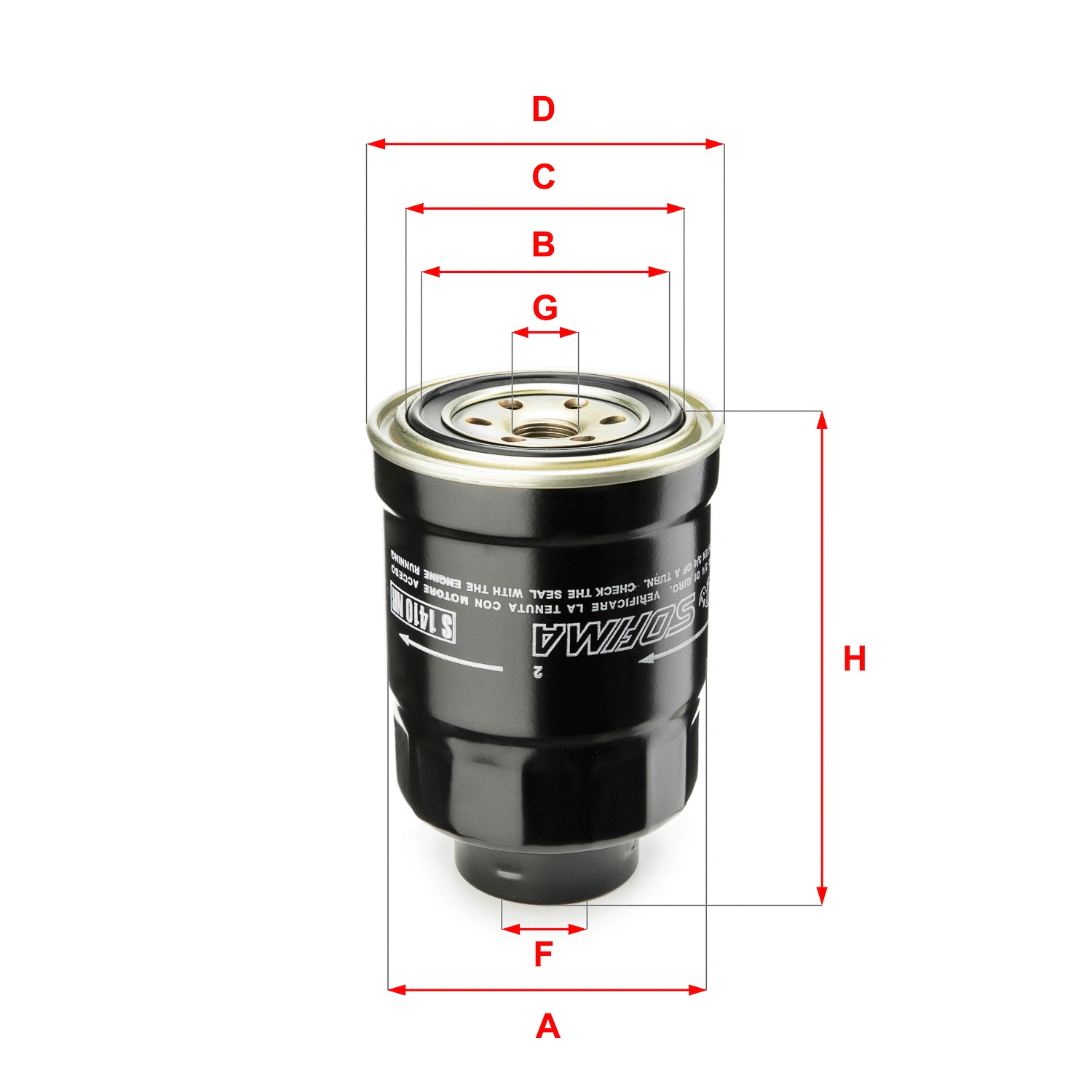 Fuel Filter (S 1410 NR)