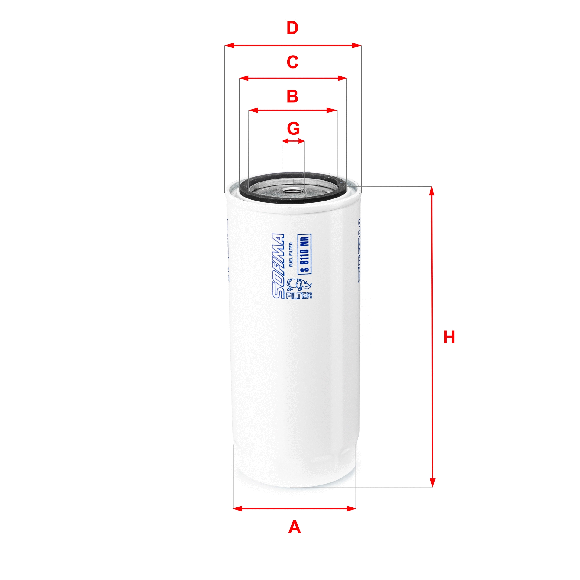 Fuel Filter (S 8110 NR)