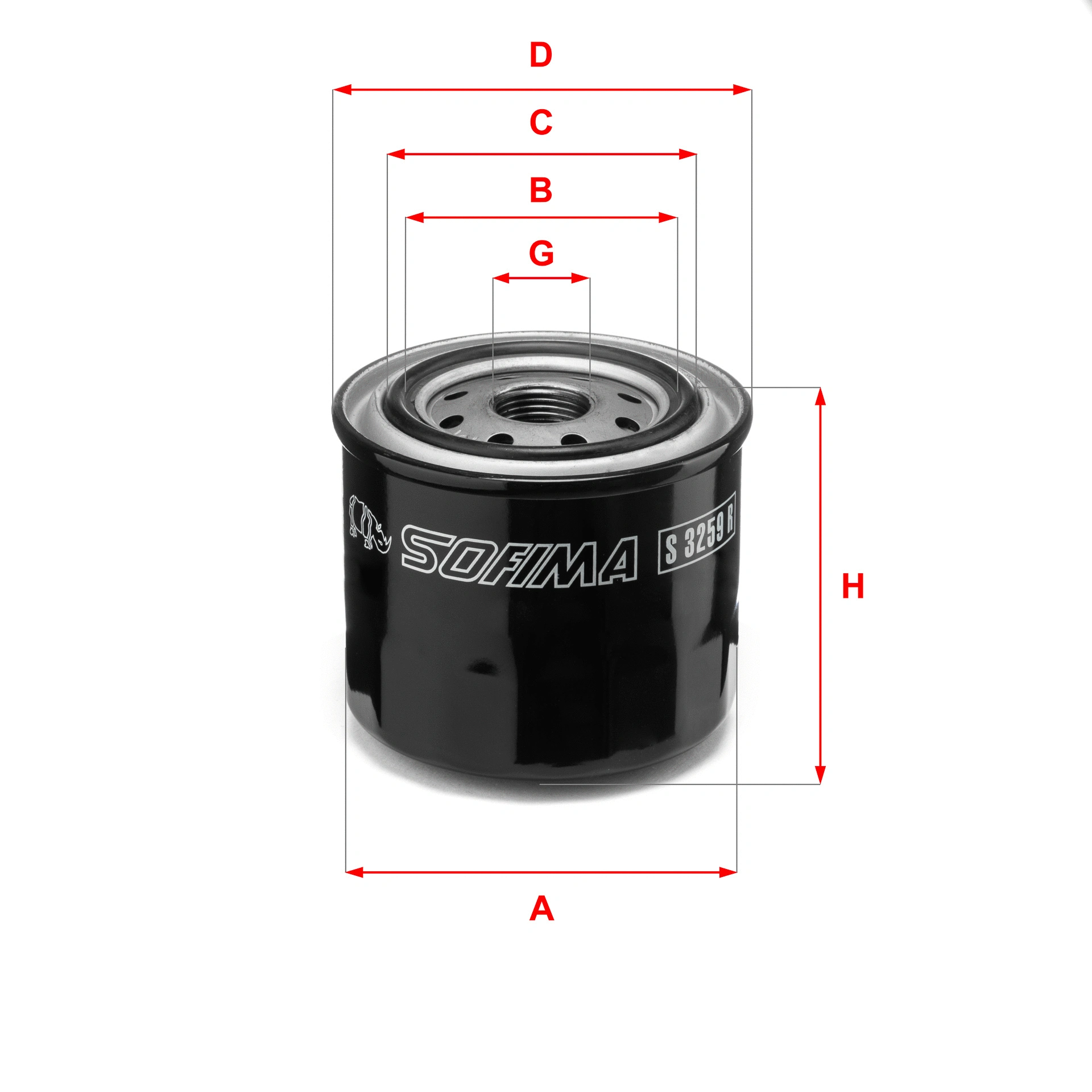 Oil Filter (S 3259 R)