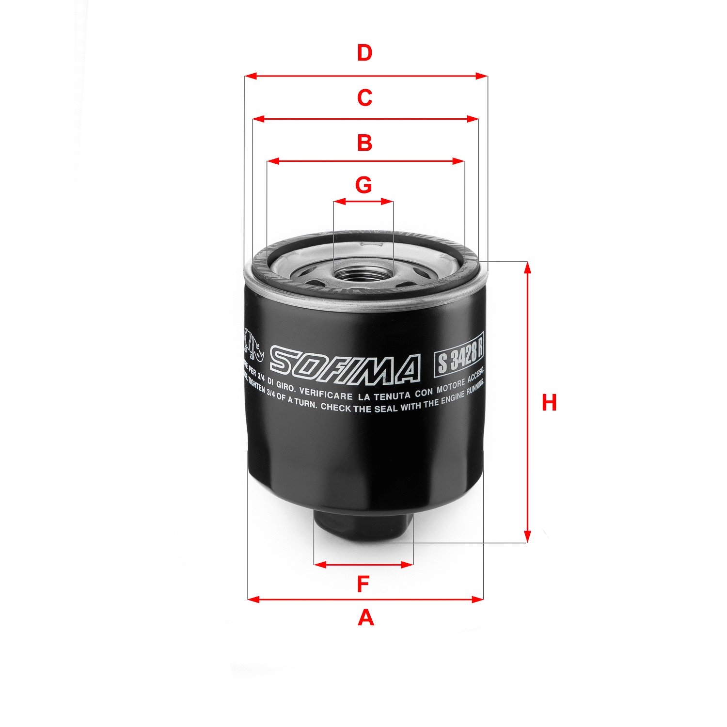 Oil Filter (S 3428 R)