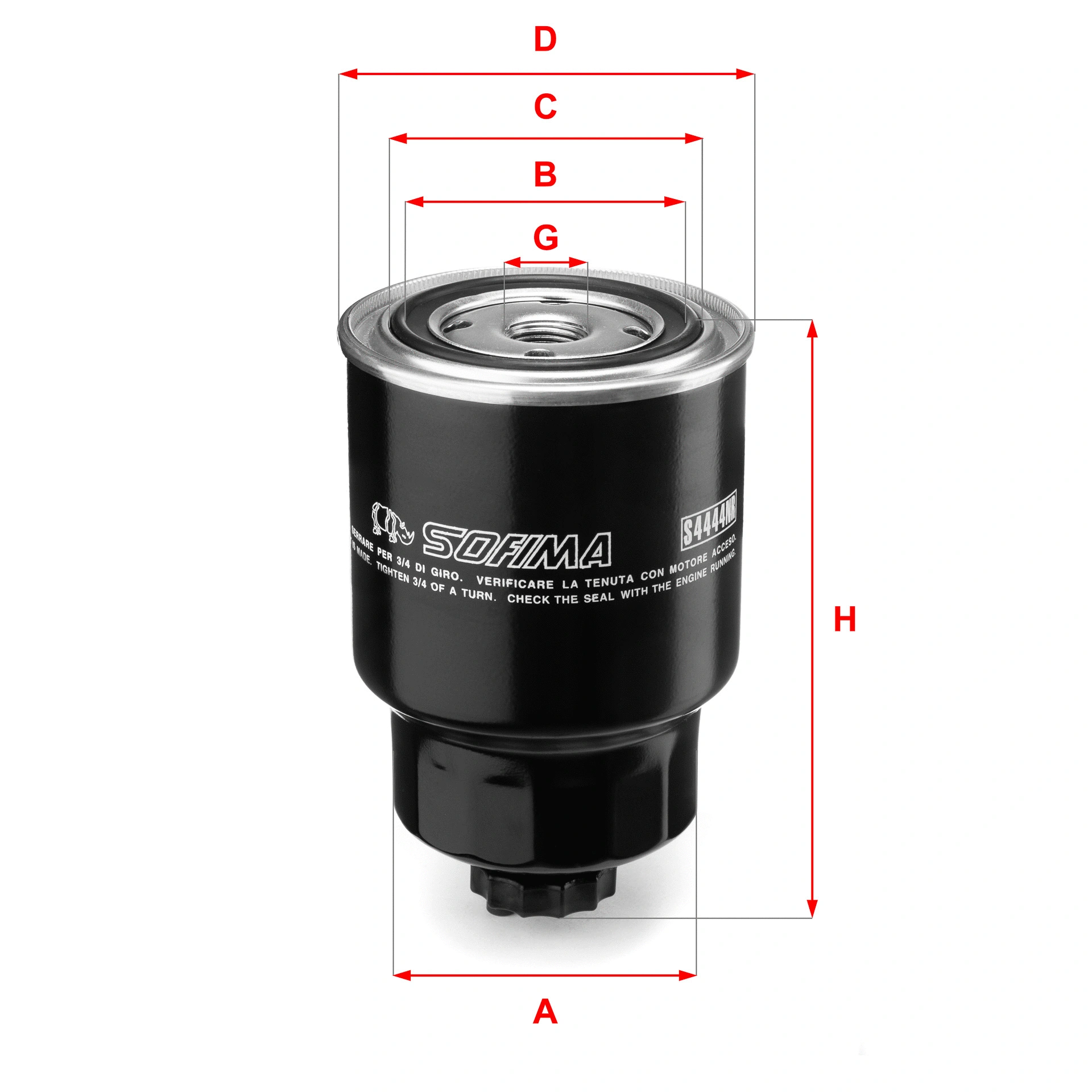 Fuel Filter (S 4444 NR)