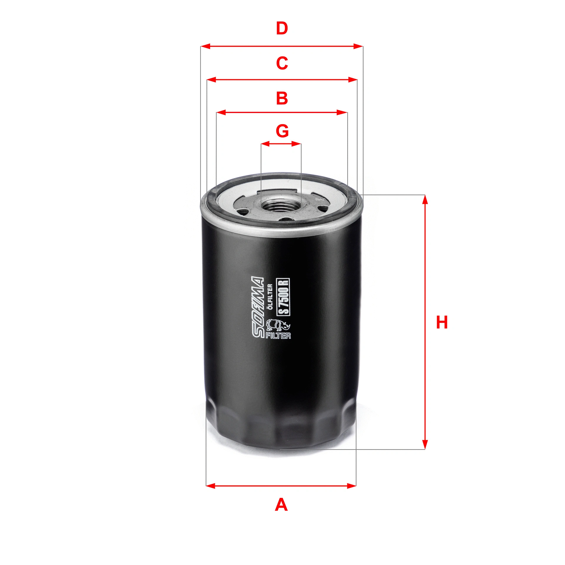 Oil Filter (S 7500 R)